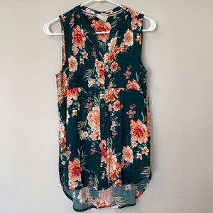 Floral Tank Sz XS